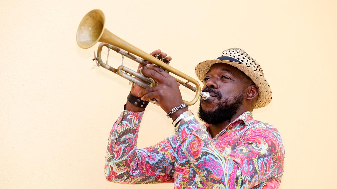 trumpet player